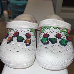 Fuzzy Women’s Christmas crocs
